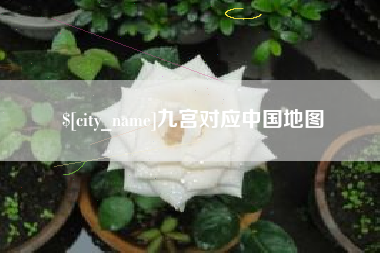垦利九宫对应中国地图