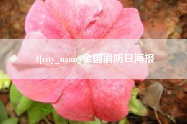 垦利全国消防日海报