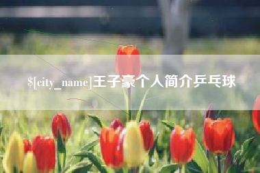 垦利王子豪个人简介乒乓球