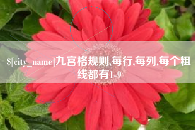 垦利九宫格规则,每行,每列,每个粗线都有1-9