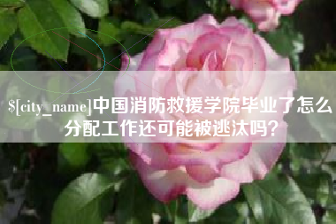 垦利中国消防救援学院毕业了怎么分配工作还可能被逃汰吗？