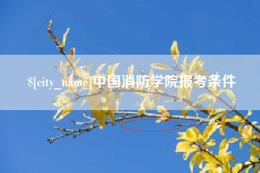 垦利中国消防学院报考条件