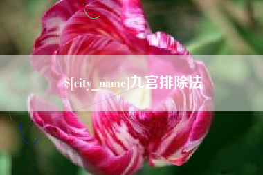 垦利九宫排除法