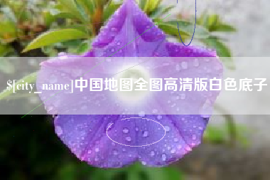 垦利中国地图全图高清版白色底子