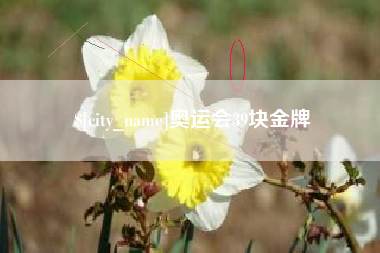 垦利奥运会39块金牌