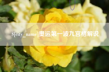 垦利奥运第一波九宫格解说
