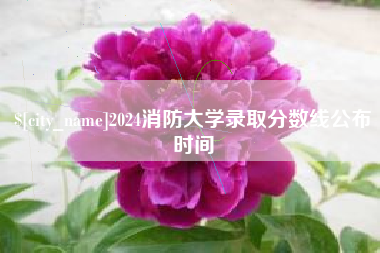 垦利2024消防大学录取分数线公布时间