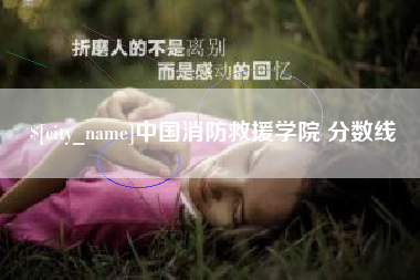 垦利中国消防救援学院 分数线