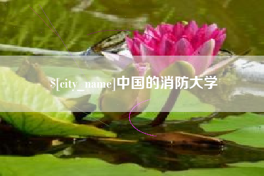 垦利中国的消防大学