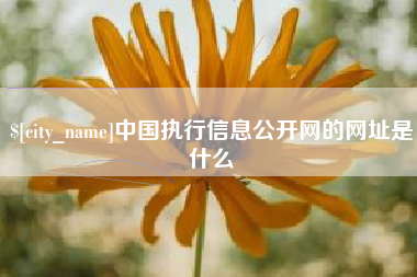垦利中国执行信息公开网的网址是什么