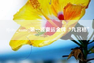 垦利第一波奥运金牌“九宫格”