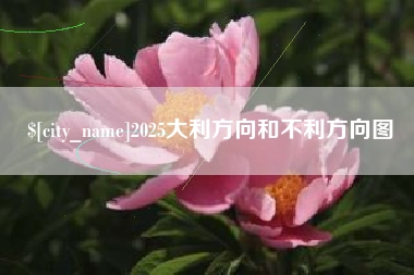 垦利2025大利方向和不利方向图