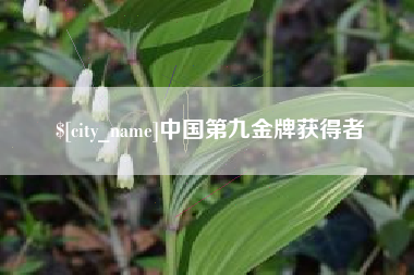 垦利中国第九金牌获得者