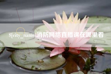 垦利消防网络直播课在哪里看